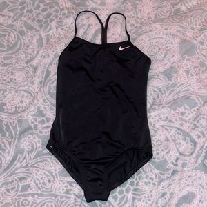 Black Nike one piece bathing suit